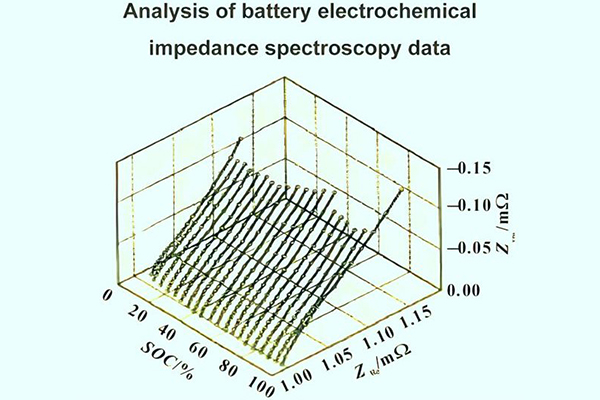 Impedance spectroscopy setup for lithium iron phosphate battery diagnosis